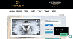 Desktop Screenshot of goldenyachtcharters.com